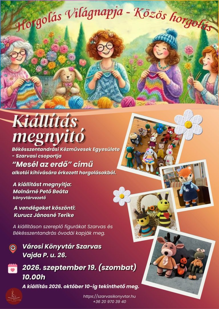 Horgolás Világnapja – Közös horgolás