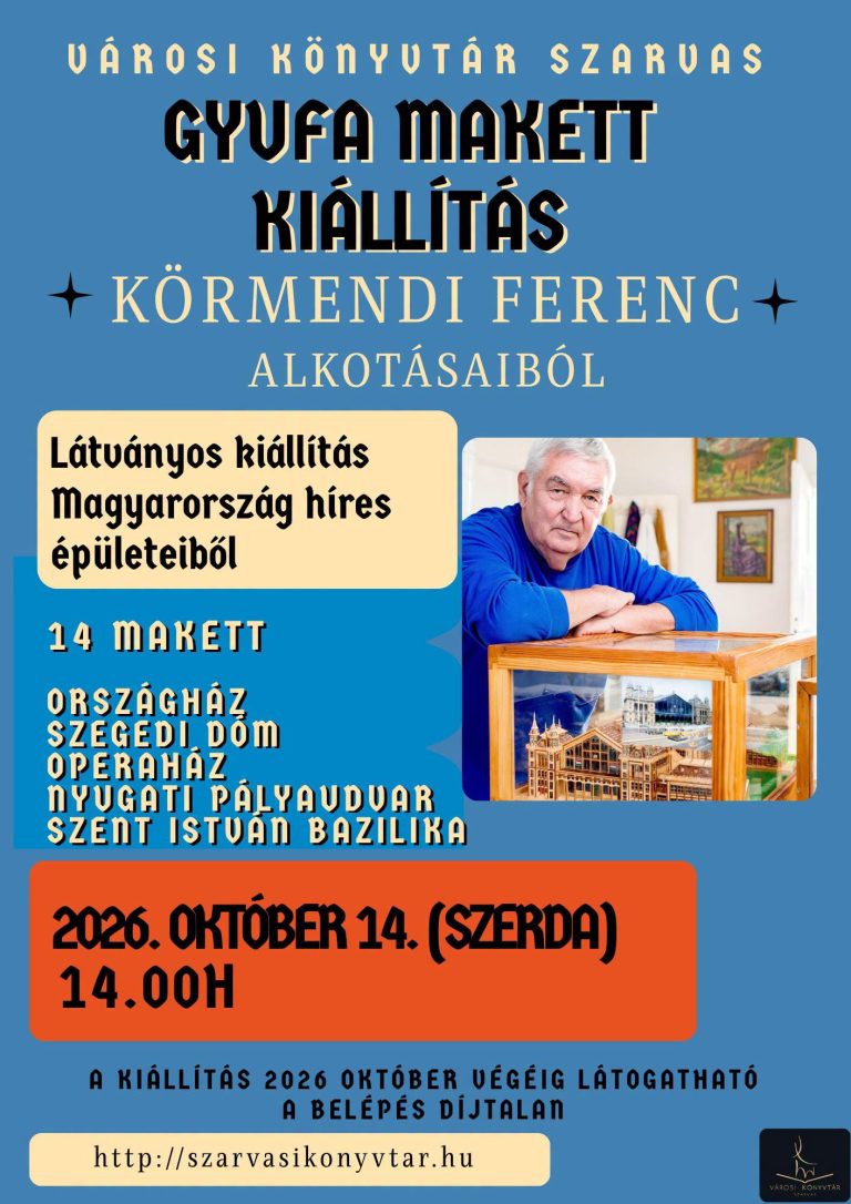 Gyufa makett kiállítás a Városi Könyvtárban!