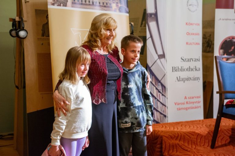 Vendégünk volt Piros Ildikó, Kossuth- és Jászai Mari díjas érdemesművész